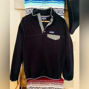Patagonia Fleece Pullover, Black
